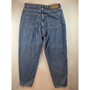 &DENIM mom Jeans Size 10 Light Wash Straight Leg High Rise